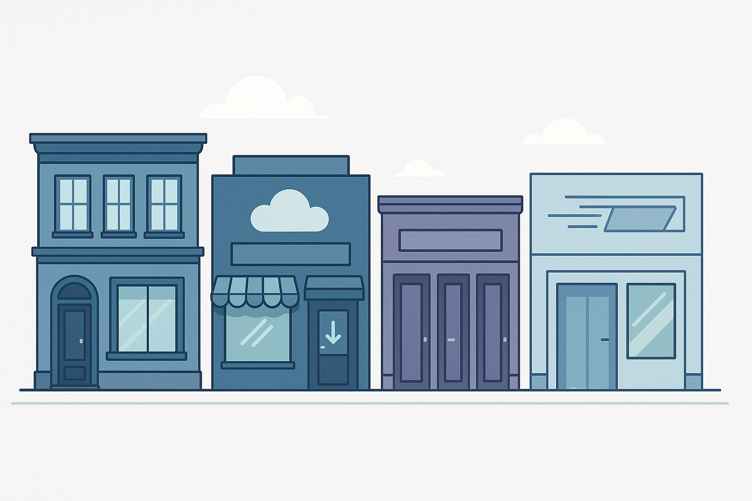 Comparison of five WordPress ecommerce plugins representing WooCommerce, SureCart, Easy Digital Downloads, Ecwid, and FluentCart