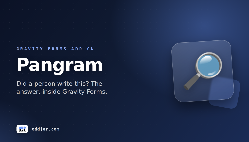 Pangram for Gravity Forms